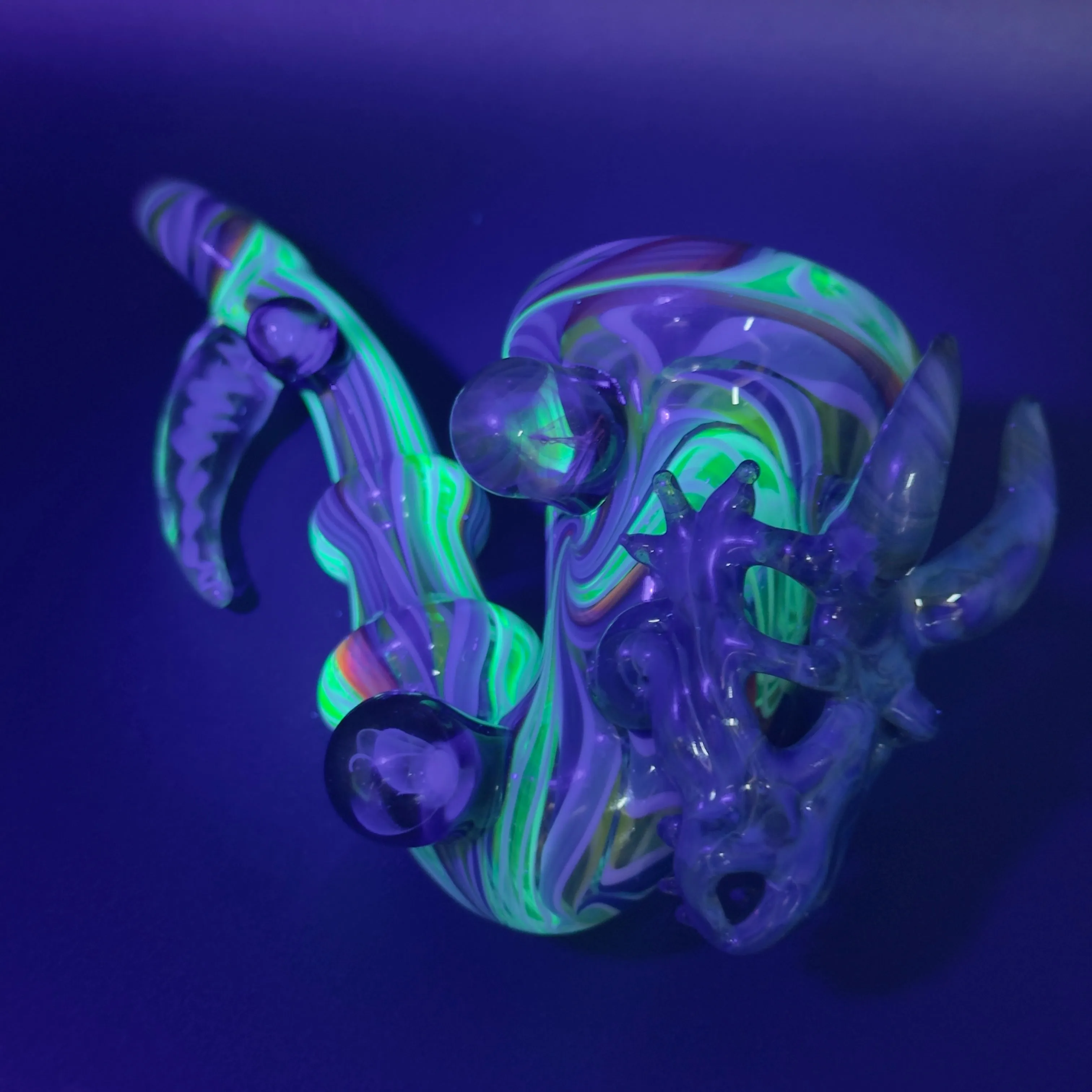 Terry Sharp x Modified Creations x Livin x Mystery Forge - UV Skull Faced Sherlock