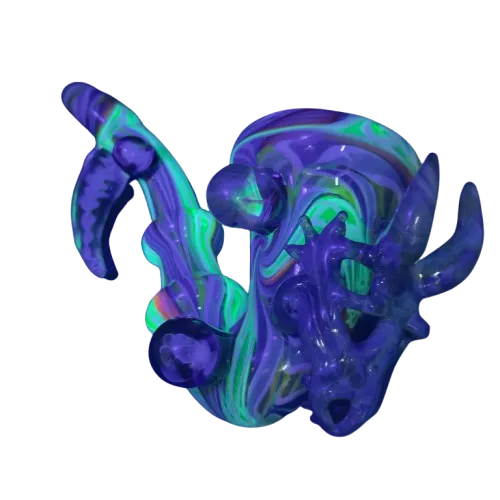 Terry Sharp x Modified Creations x Livin x Mystery Forge - UV Skull Faced Sherlock