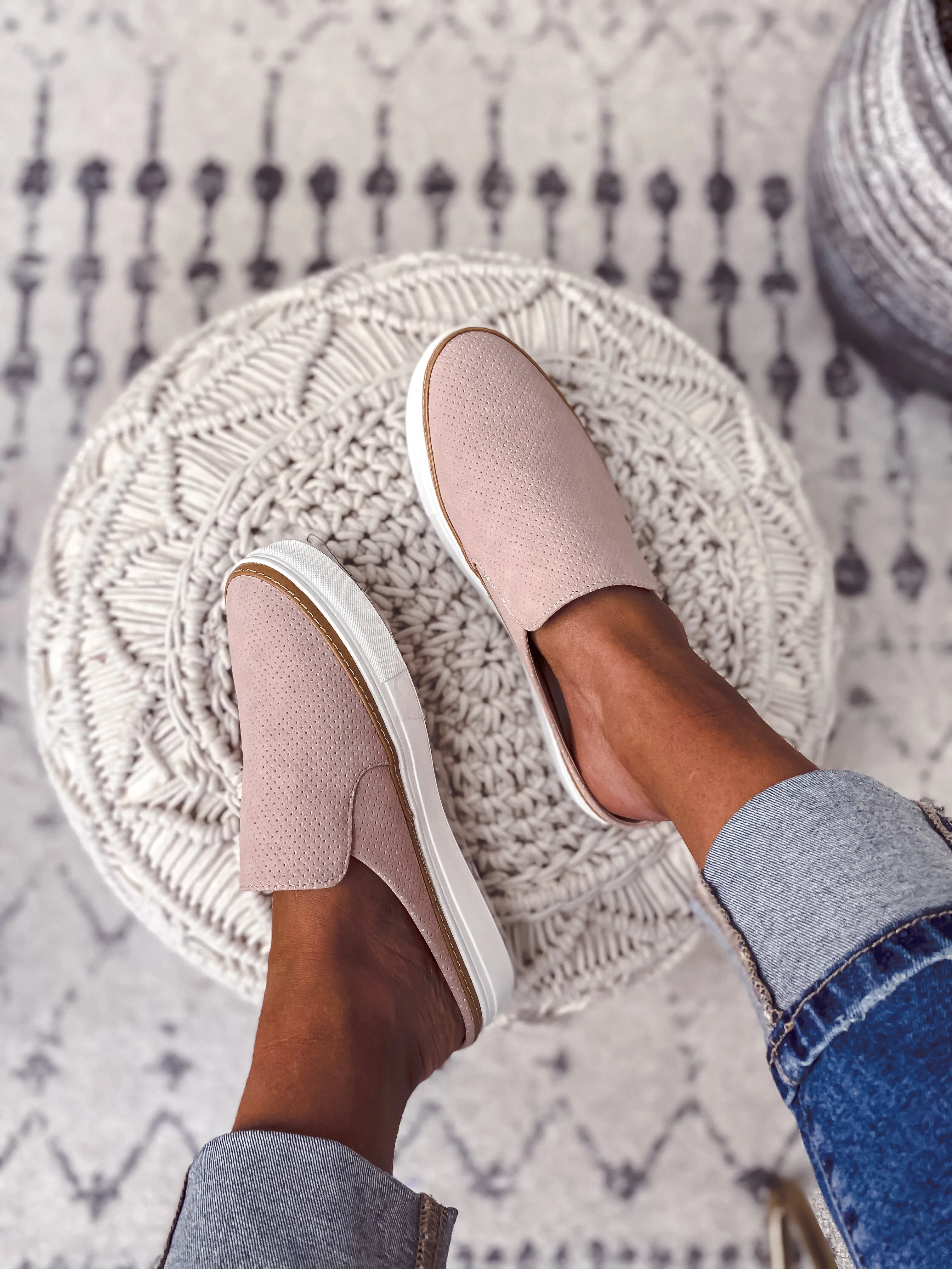 The Dakota Sneaker Mule in Blush