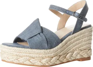 The Drop Women's Jeremy Espadrille, Chambray, 8