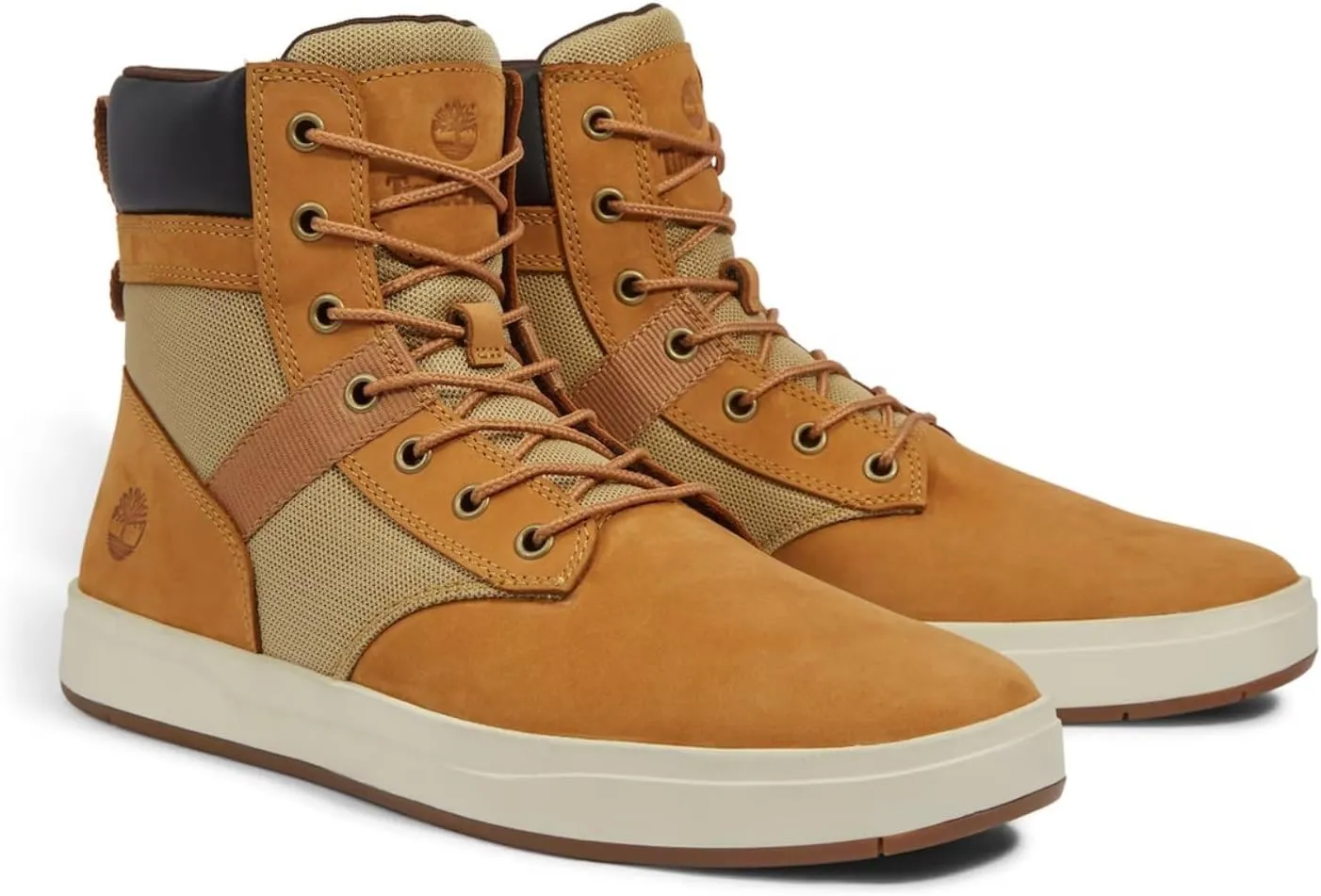 Timberland Men's Davis Square Leather and Fabric Boot