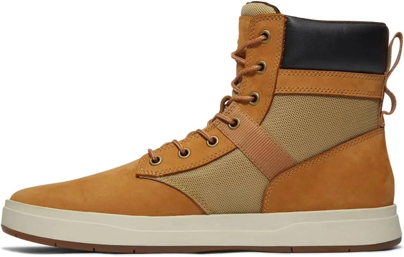 Timberland Men's Davis Square Leather and Fabric Boot