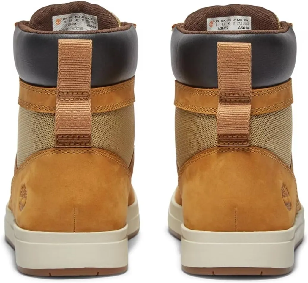 Timberland Men's Davis Square Leather and Fabric Boot