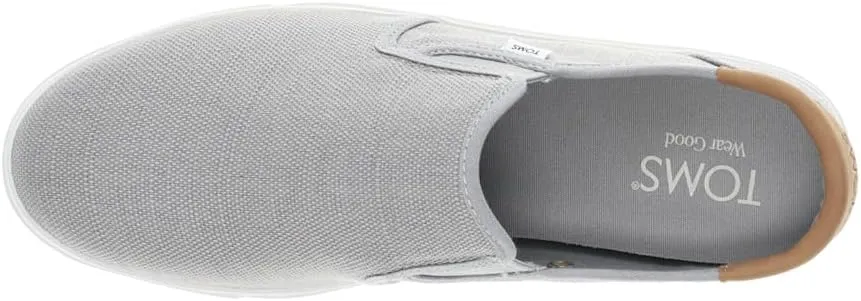 TOMS Mens Baja 2.0 Canvas Slip On Sneakers Shoes Casual - Grey