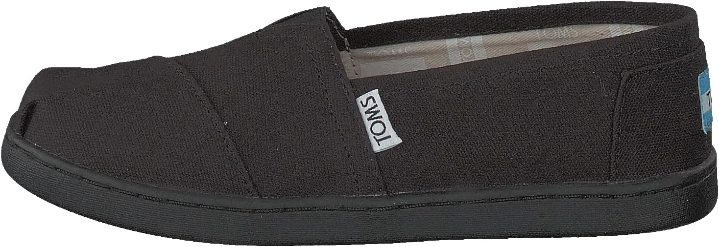 TOMS Unisex Child Galpagarta P Sneaker, Black/Black