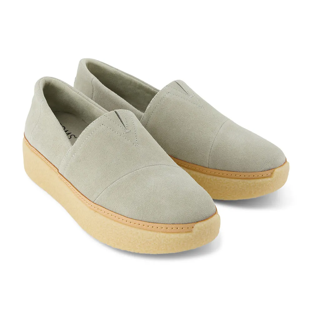 TOMS Women Adelaide Clay Premium Suede Slip On