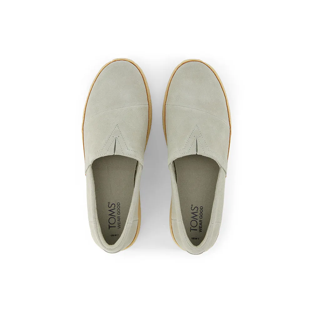 TOMS Women Adelaide Clay Premium Suede Slip On