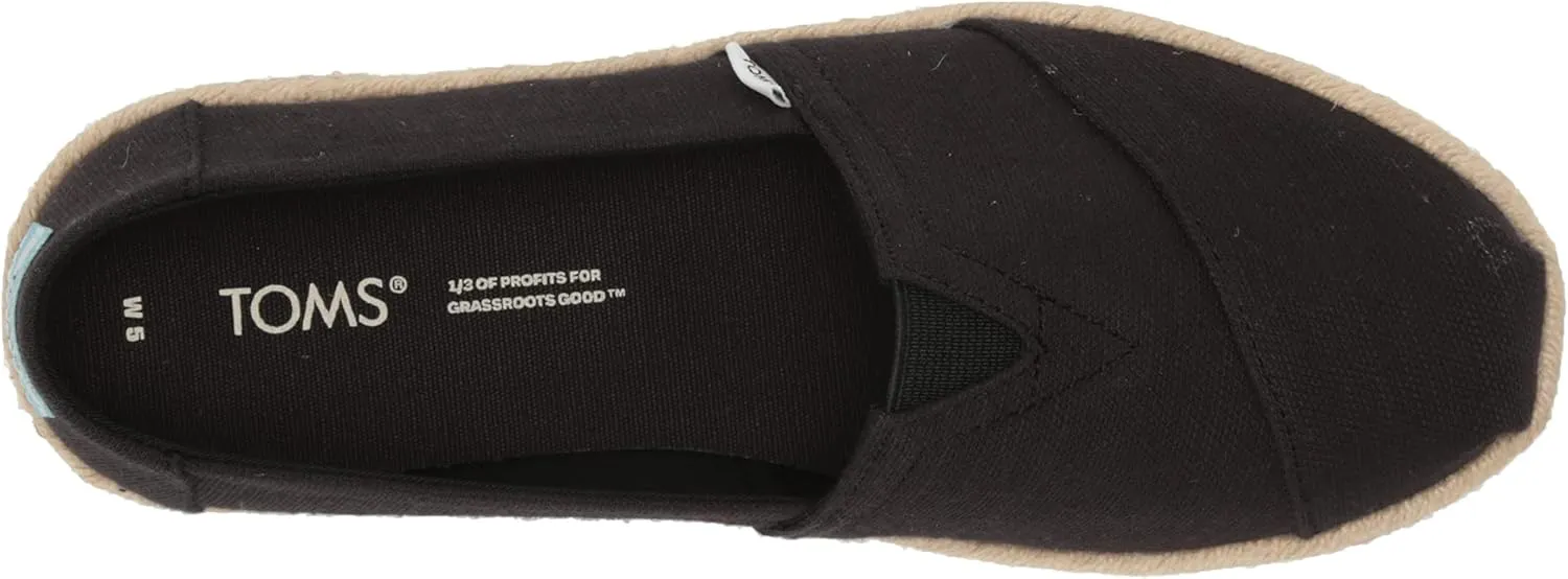 TOMS Women's, Alpargata Rope Recycled Espadrille Slip-On