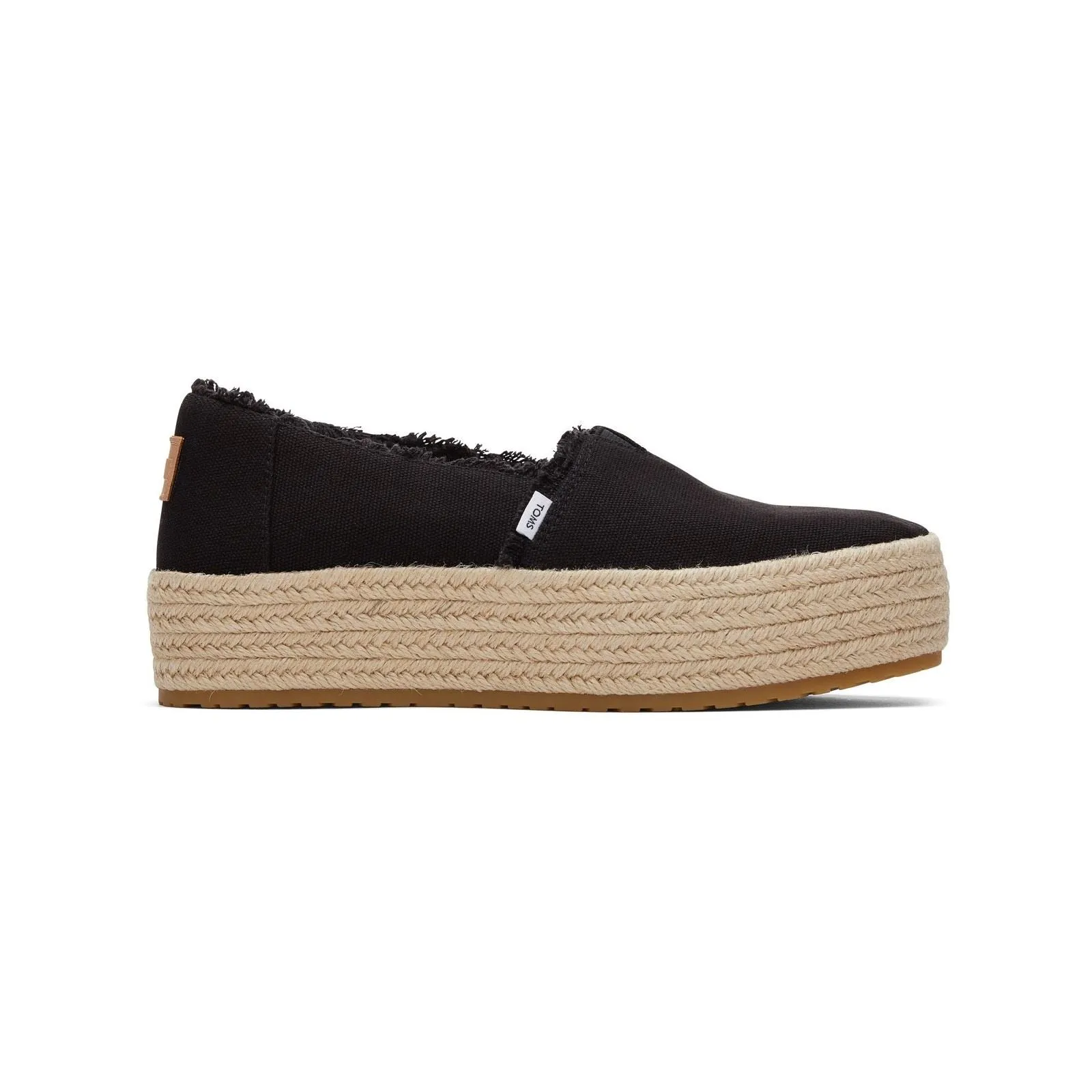 TOMS Women's Valencia Espadrille in Black