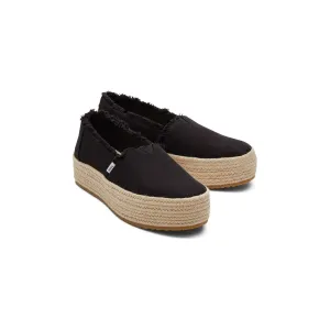 TOMS Women's Valencia Espadrille in Black