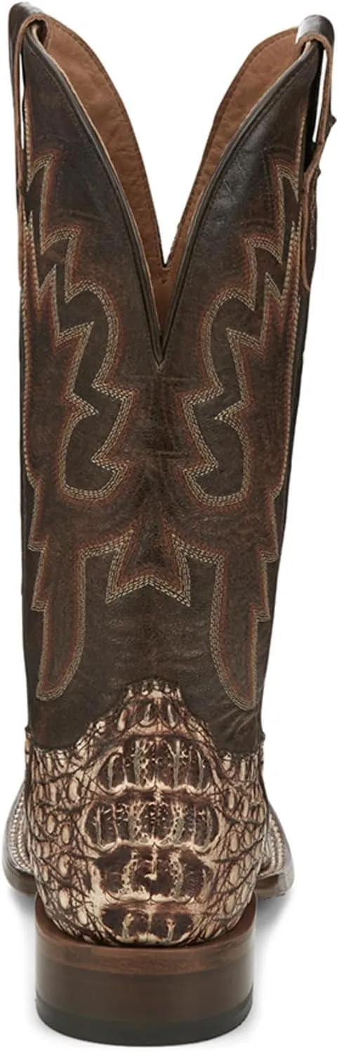 Tony Lama Men's Mitcham Exotic Caiman Western Boot Broad Square Toe - Tl5259
