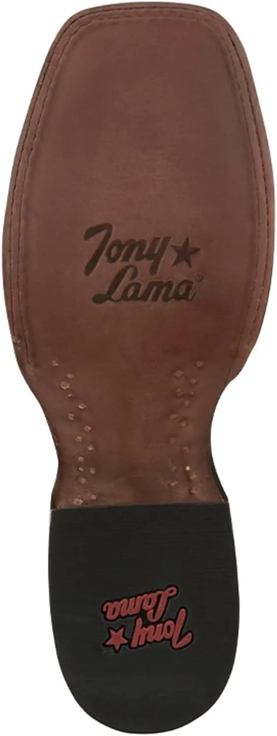 Tony Lama Men's Mitcham Exotic Caiman Western Boot Broad Square Toe - Tl5259