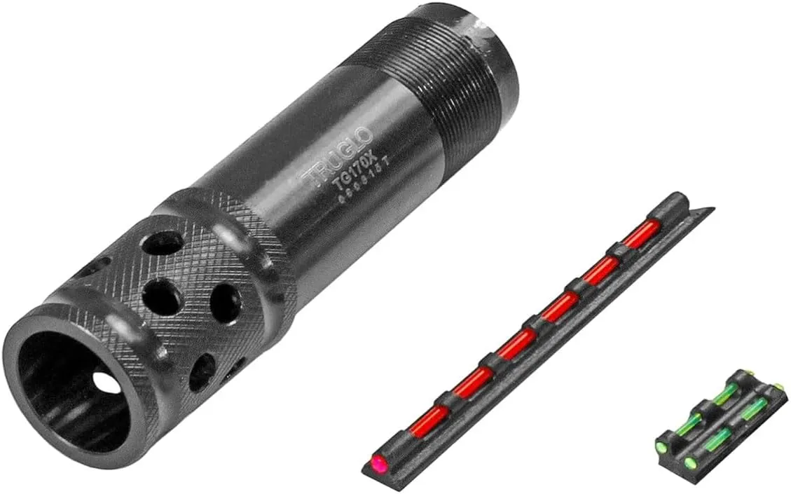 TRUGLO Gobble-Stopper Xtreme Shotgun Choke Tube Combo - Includes Universal-Fit Fiber Optic Sight