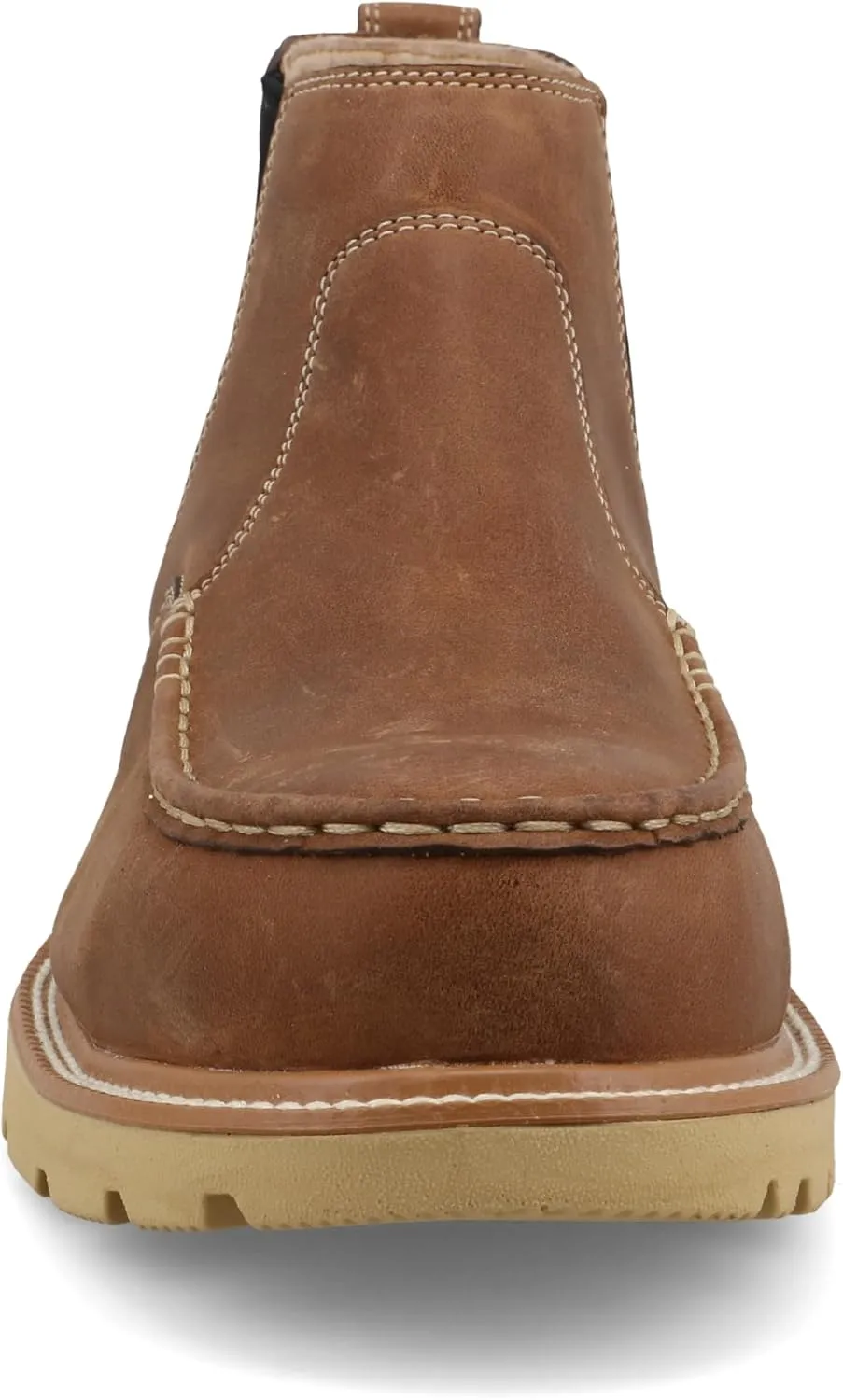 Twisted X Men's 4" Work Chelsea Boot, Moc Toe Nano Toe with CellStretch