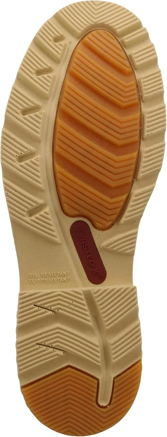 Twisted X Men's 4" Work Chelsea Boot, Moc Toe Nano Toe with CellStretch