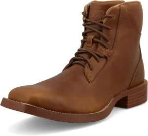Twisted X Men's 6" Tech X Lace Up Boot, Wide Square Toe with Tech X