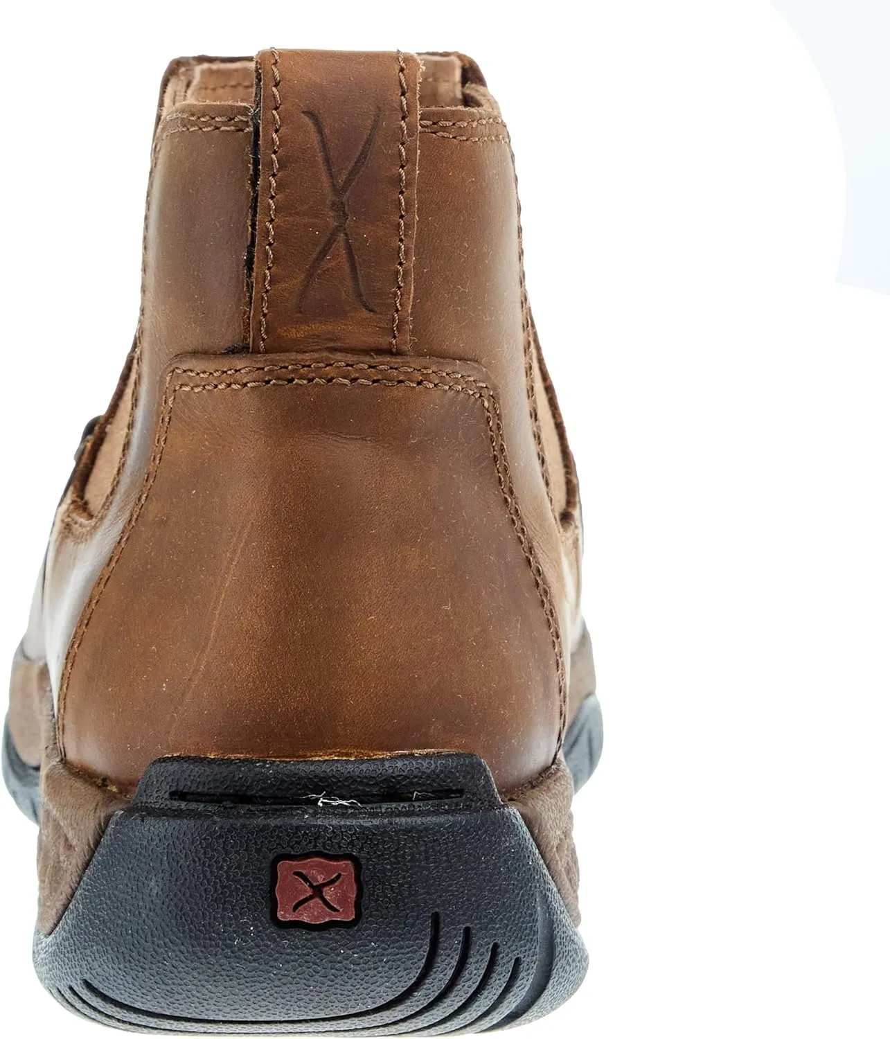Twisted X Women's 4" All Around Chelsea Work Boot, Moc Toe with CellStretch