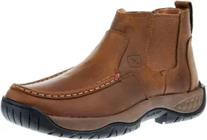 Twisted X Women's 4" All Around Chelsea Work Boot, Moc Toe with CellStretch