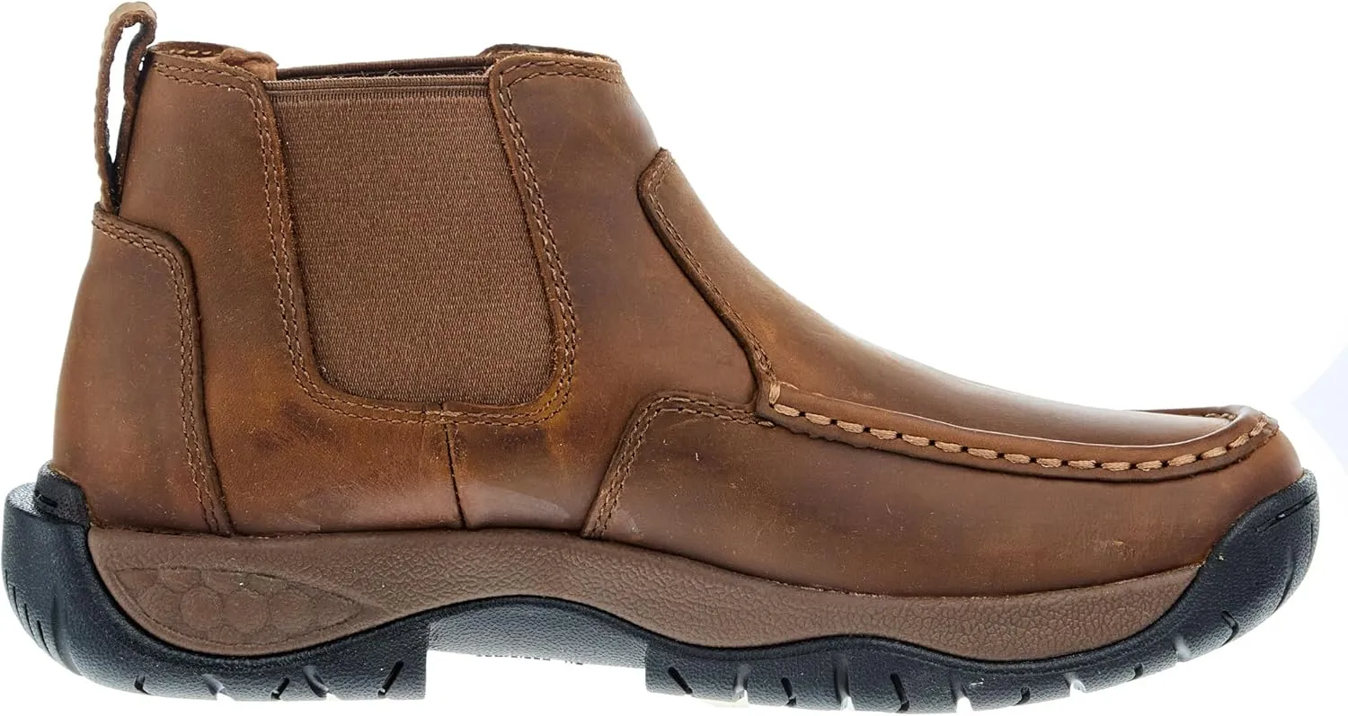 Twisted X Women's 4" All Around Chelsea Work Boot, Moc Toe with CellStretch
