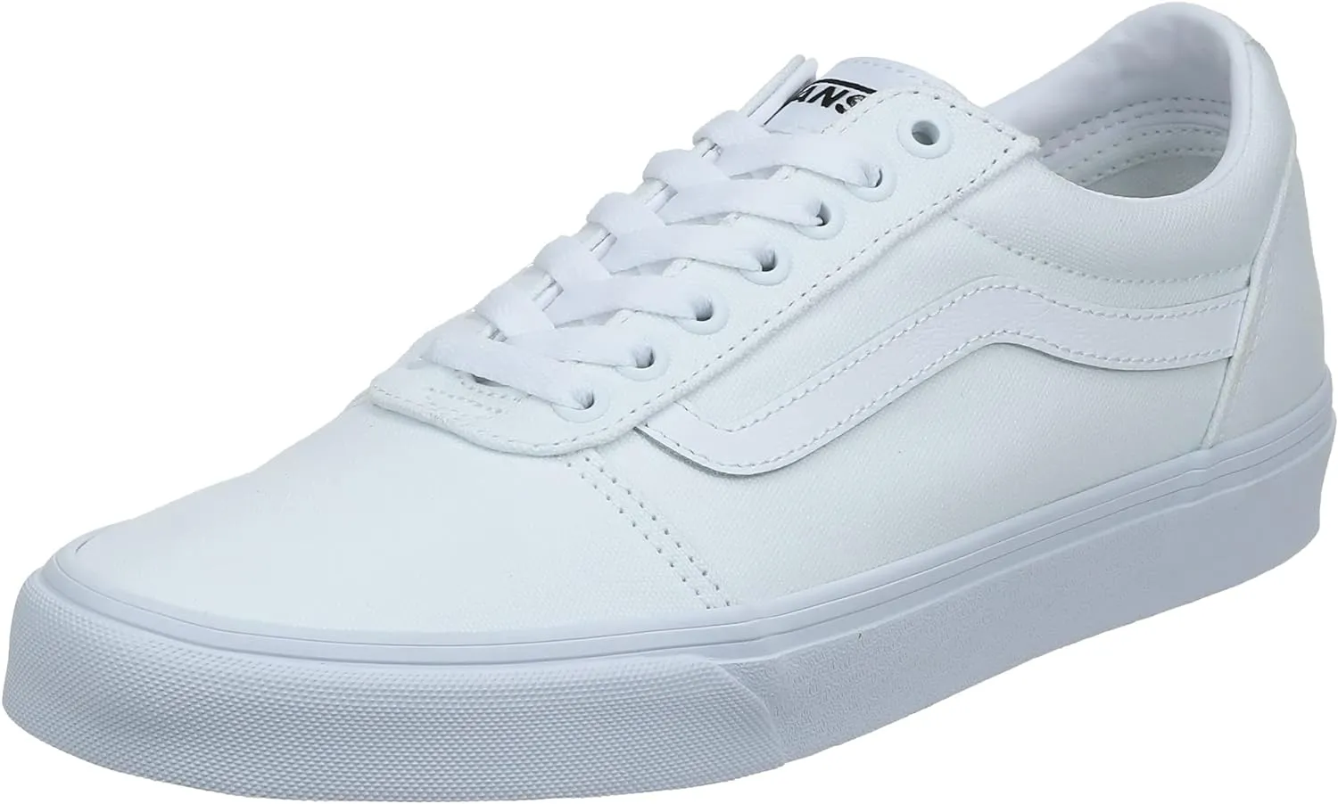 Vans Men's Ward Sneaker, Canvas White White, 9.5 M US