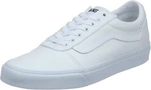 Vans Men's Ward Sneaker, Canvas White White, 9.5 M US