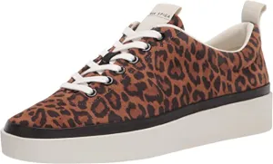 VIA SPIGA Women's Mae Sneaker, Toffee Black, 9.5