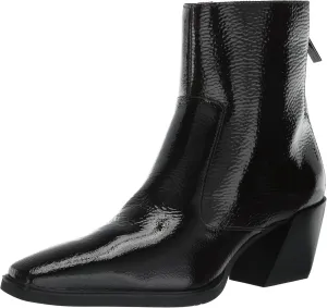 Vince Camuto Women's Viltana Stacked Heel Bootie Mid Calf Boot, Petit Sirah, 9.5