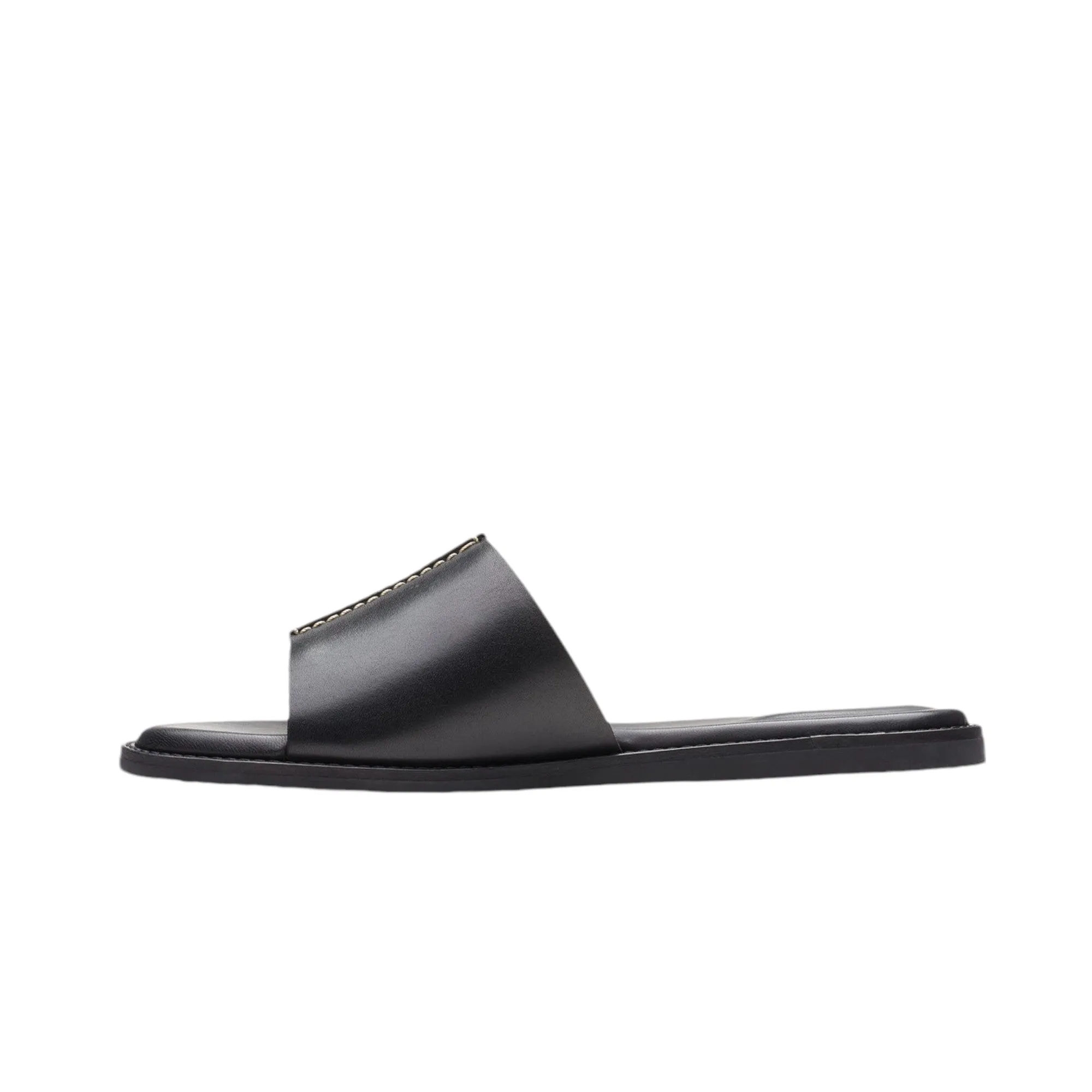Womens Clarks Karsea Mule Slides Black