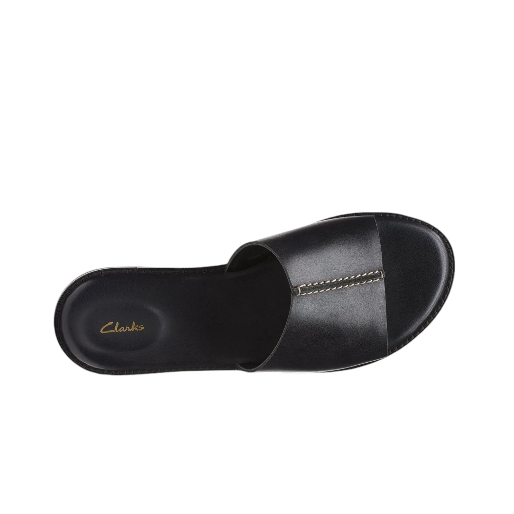 Womens Clarks Karsea Mule Slides Black