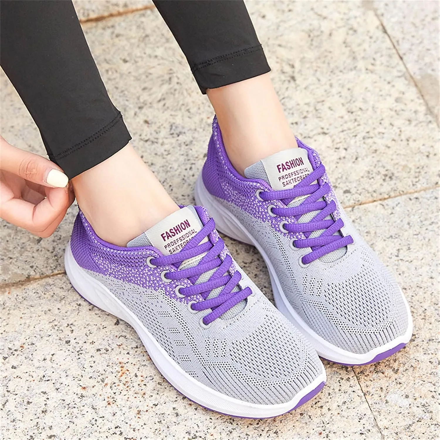 Women's Fashion Sneaker Non Slip Lace Up Comfort Women's Work or Walking Sneakers Leather Tennis Shoes Women Platform Loafers Women Women's Fashion Sneakers