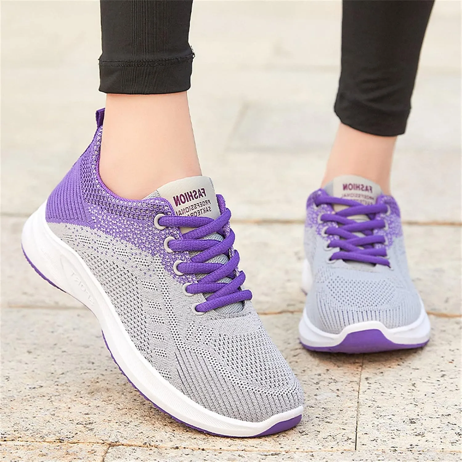Women's Fashion Sneaker Non Slip Lace Up Comfort Women's Work or Walking Sneakers Leather Tennis Shoes Women Platform Loafers Women Women's Fashion Sneakers