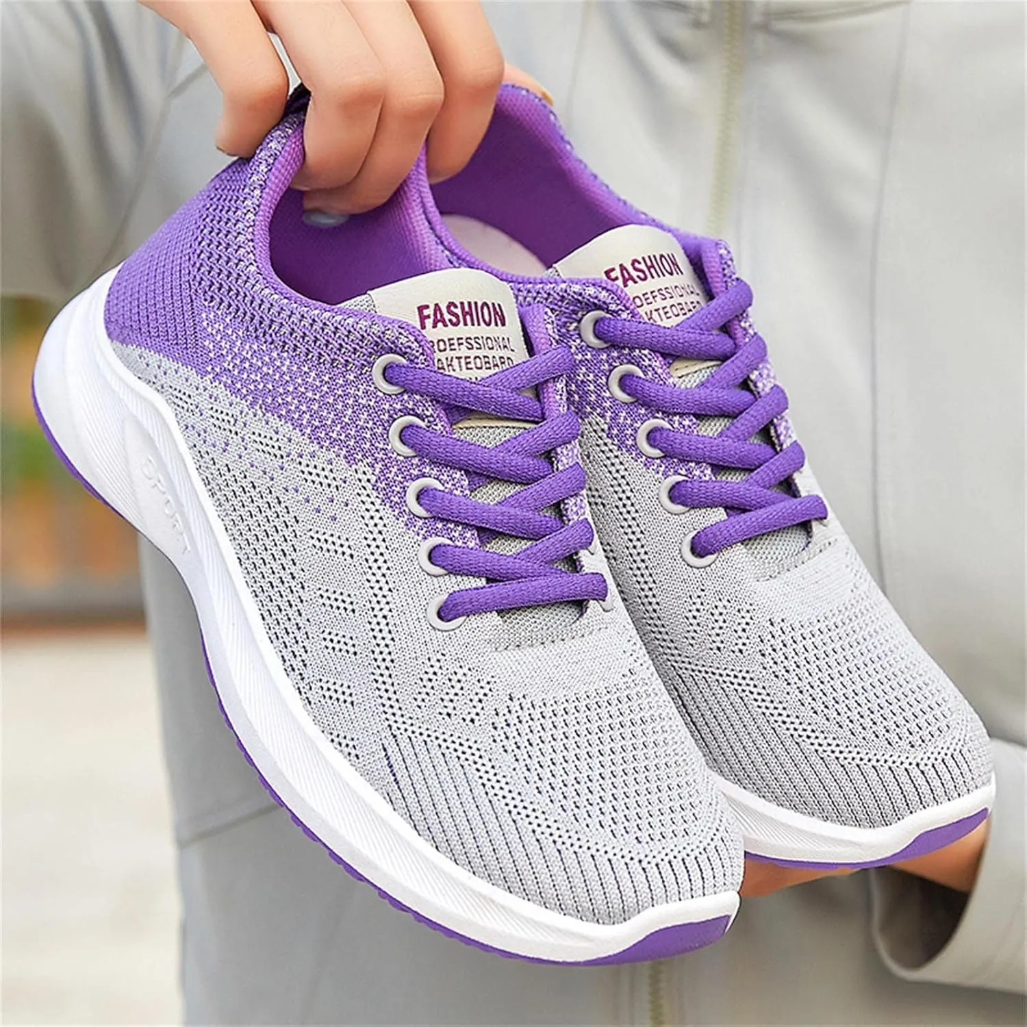 Women's Fashion Sneaker Non Slip Lace Up Comfort Women's Work or Walking Sneakers Leather Tennis Shoes Women Platform Loafers Women Women's Fashion Sneakers