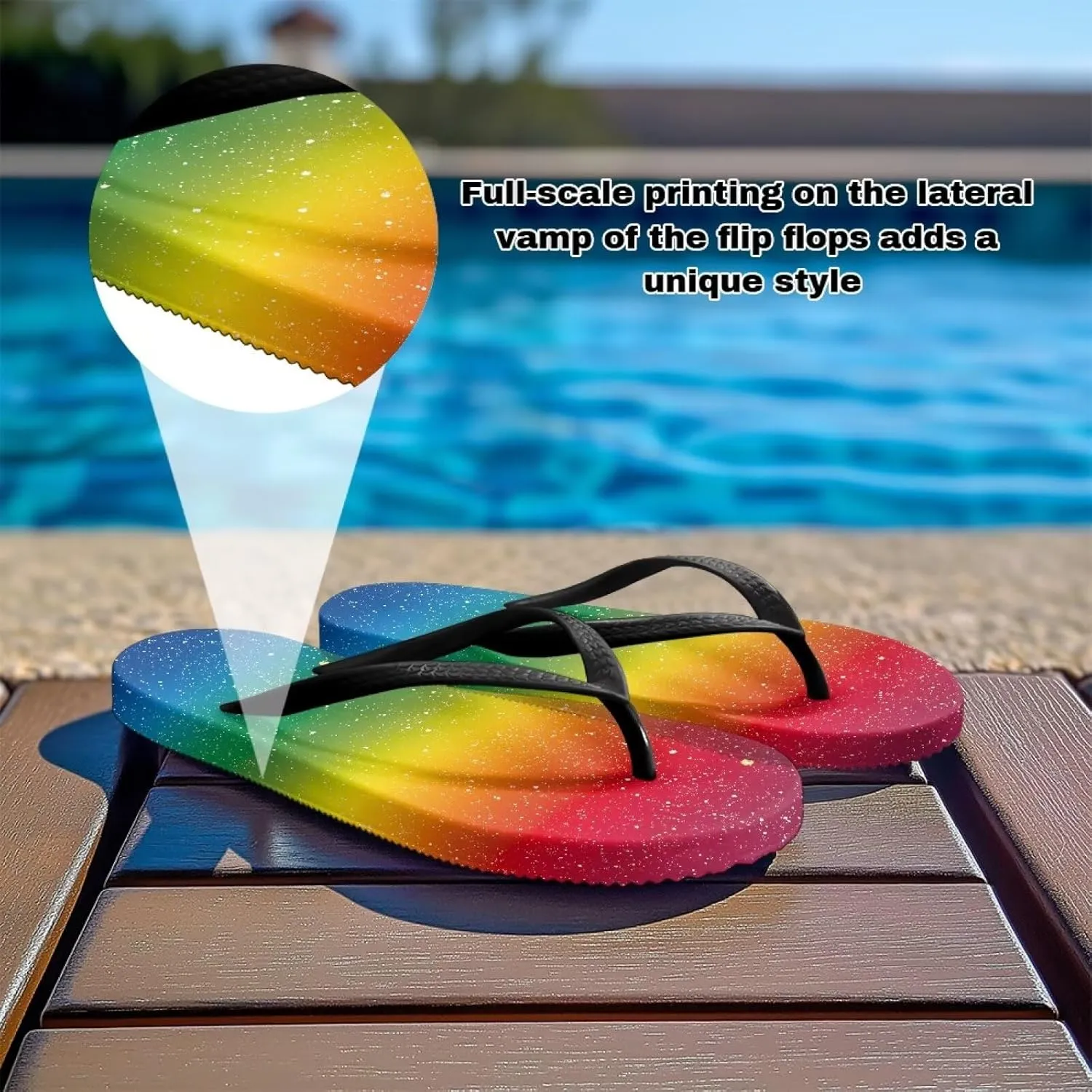 Women's Flip Flops Ladies Comfort Soft Walking Thong Sandals Lightweight Summer Beach Sandal US Size 5-9