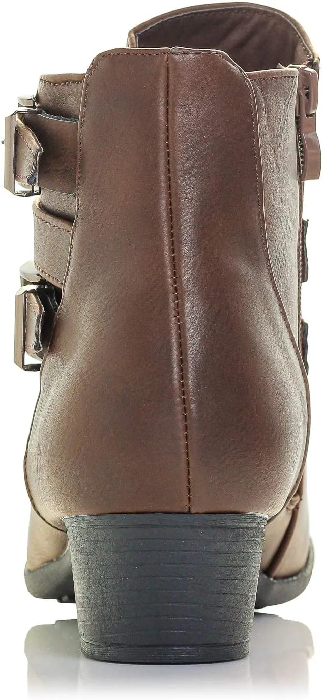 Women's Payton Boot Side Zip High Block Heel Ankle Booties
