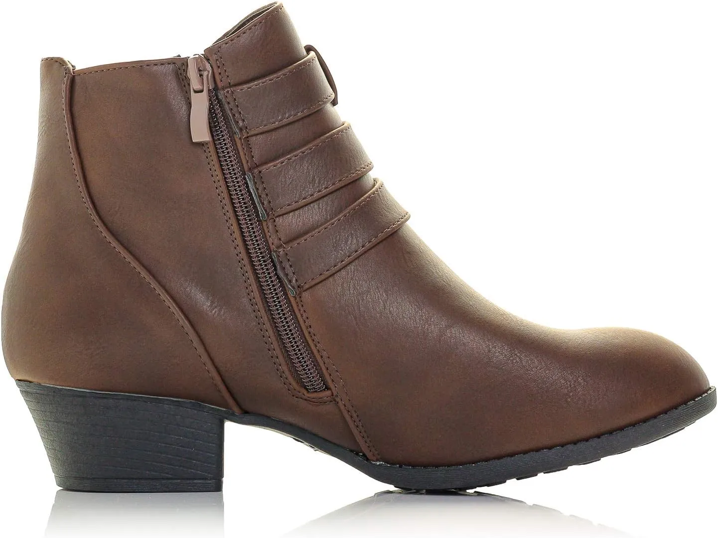 Women's Payton Boot Side Zip High Block Heel Ankle Booties