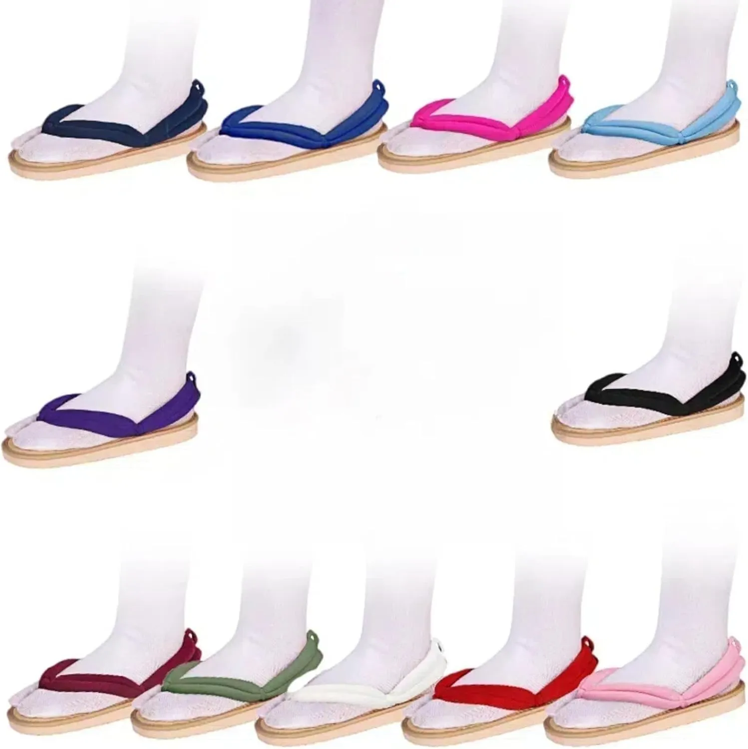 Wooden clogs and sandals for women