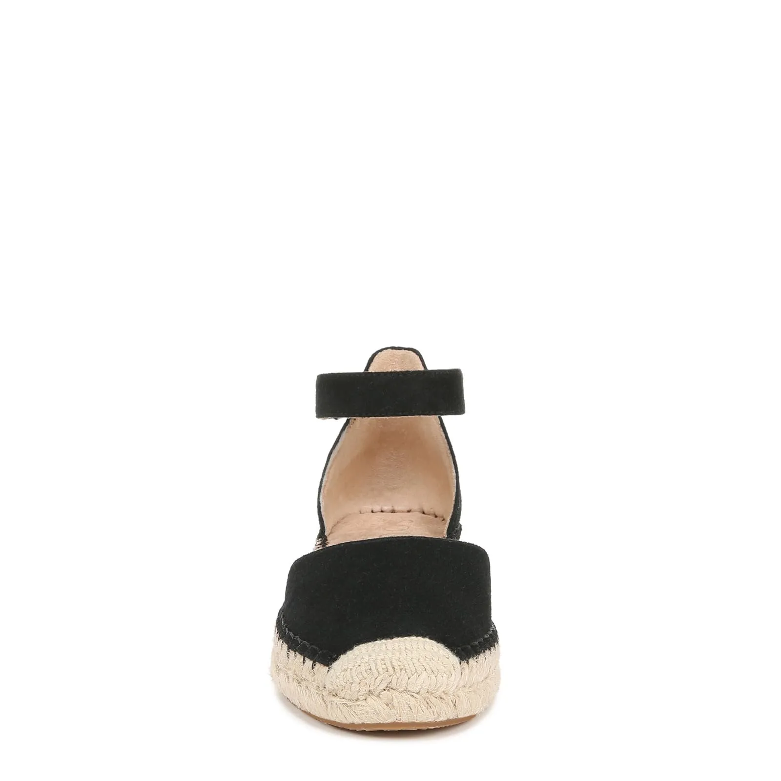 Wren Strap Naturalizer Espadrille Hot-selling Top-tier Low Sandals Ankle Fashion Sole Black Fabric Heel
