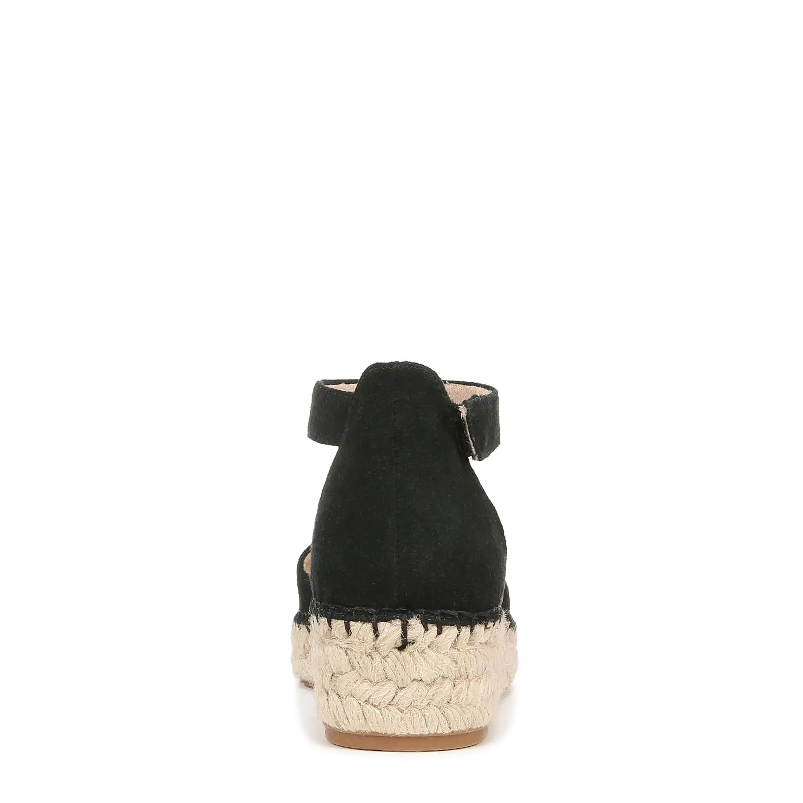 Wren Strap Naturalizer Espadrille Hot-selling Top-tier Low Sandals Ankle Fashion Sole Black Fabric Heel