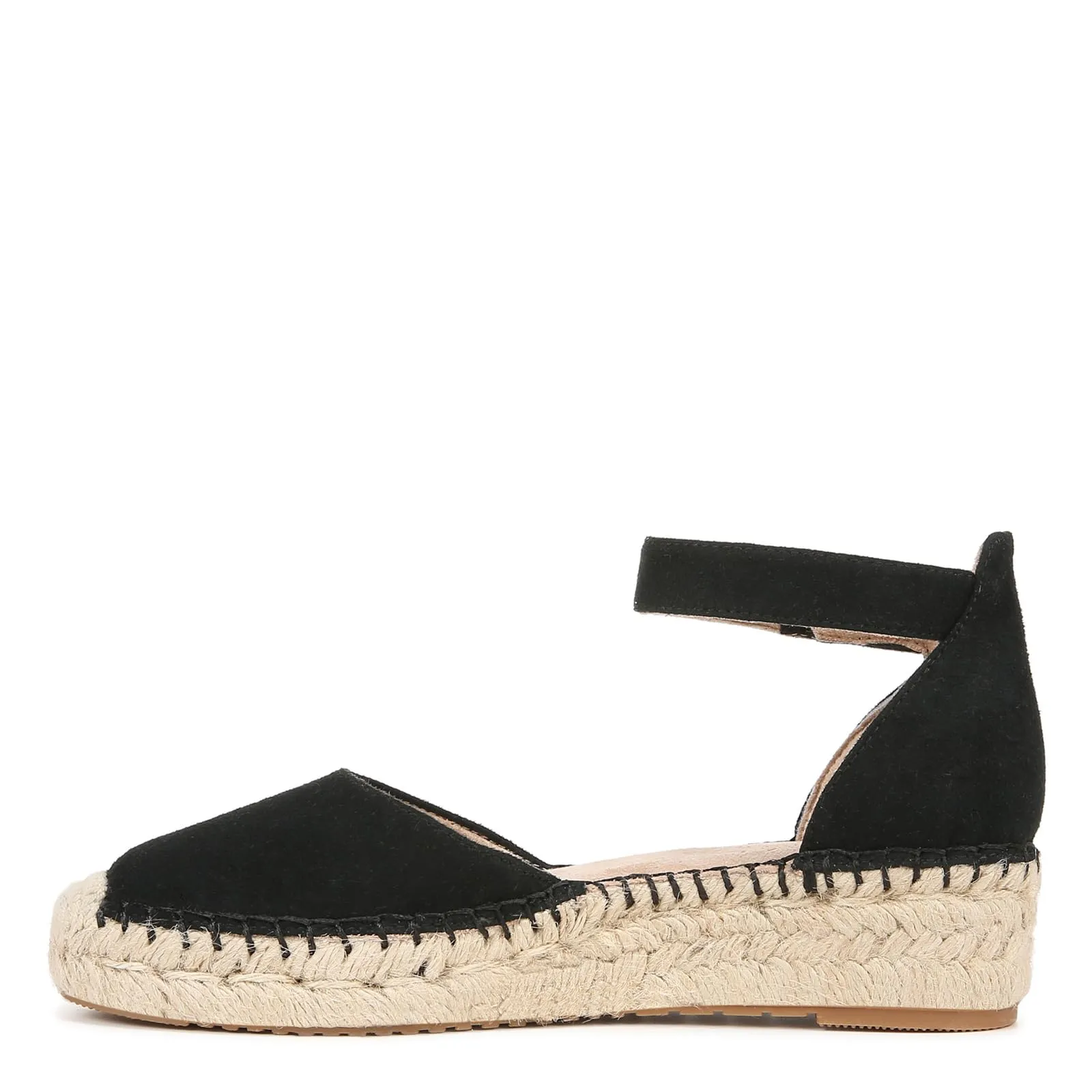 Wren Strap Naturalizer Espadrille Hot-selling Top-tier Low Sandals Ankle Fashion Sole Black Fabric Heel