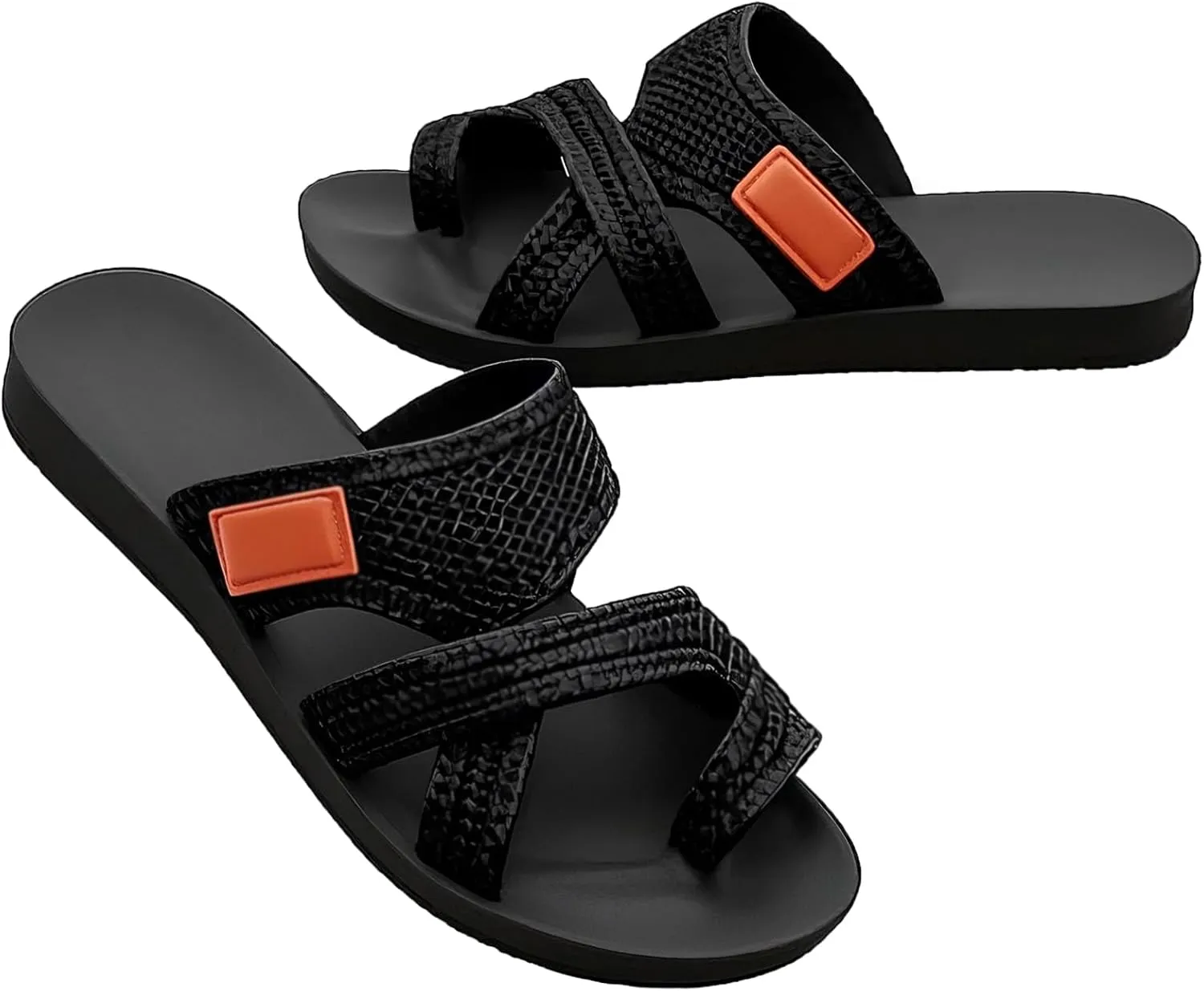 XIRUJNFD Women's Comfortable Breathable Mesh Flip Flops, Orthopedic Sandals for Women, Women's Hollow Mesh Slide Sandals