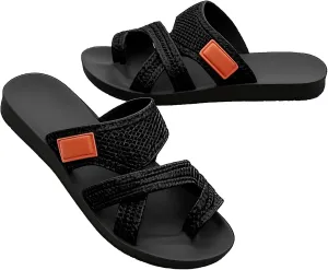 XIRUJNFD Women's Comfortable Breathable Mesh Flip Flops, Orthopedic Sandals for Women, Women's Hollow Mesh Slide Sandals