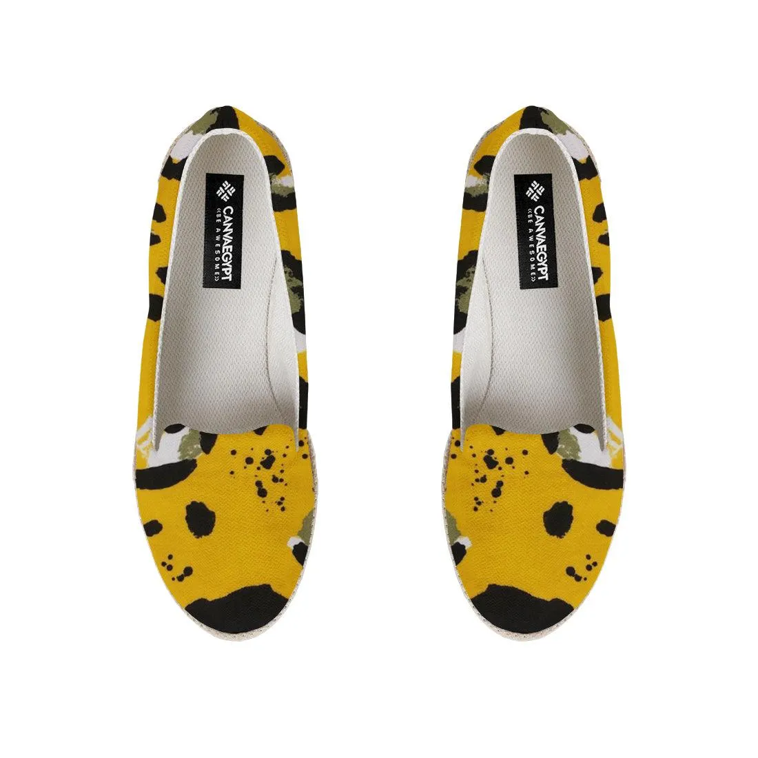 Yellow Abstract Nook Espadrille
